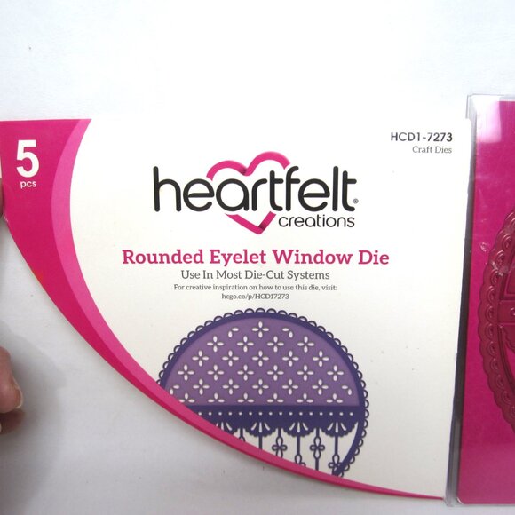 Heartfelt Creations Rounded Eyelet Window Die 5 Pcs HCD1-7273 - Picture 2 of 3